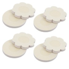80Pcs Disposable Nipple Covers 40 Pc Floral 40 Pc Round