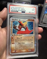 2006 Pokemon Blaziken ex Crystal Guardians Holo #90/100 PSA 9 Mint on eBay