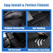 MOTOS Auto-vloermatten van rubber voor Chevrolet Captiva I 2006-2018 Verbeter uw reiscomfort met Anti-Slip Mat Car No.77- Vloermatten voor alle weersomstandigheden, bescherming tegen vuil