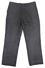 VtgPolo Ralph Lauren Wool Blend Dark Gray Heathered Pleated Pants Men 38L, 38x30