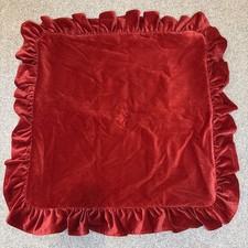 Ralph Lauren Home Euro Pillow Sham Heavy Cotton 25  x 25"  3" Ruffle USA/Canada