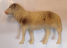 Antique Celluloid Sheep Ram Collectible Animal Toy Figure Made In USA