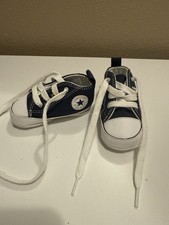 Converse All Star Sneakers Chuck Taylor Blue Cribster Shoes Infant Size 1