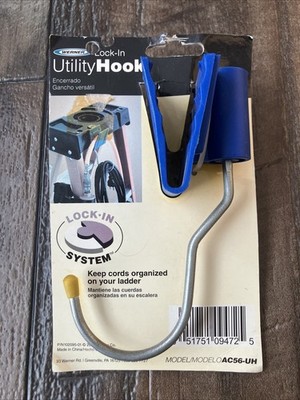 Werner Lock-In Ladder Utility Hook for Cords AC56-UH NOS