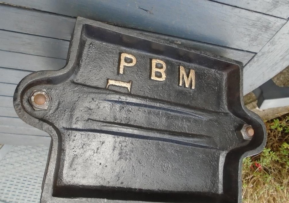 Superb Rare Antique Cast Iron Bookbinding Press by Patterson, Black ...