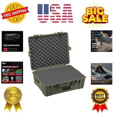 25" Large Waterproof Hard Case Model 839 with Foam, Portable Protective Stora...