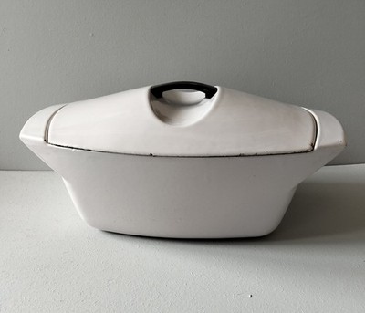 Cocotte Le Creuset Vintage – Raymond Loewy, Marron, Fonte, 4,5L, France