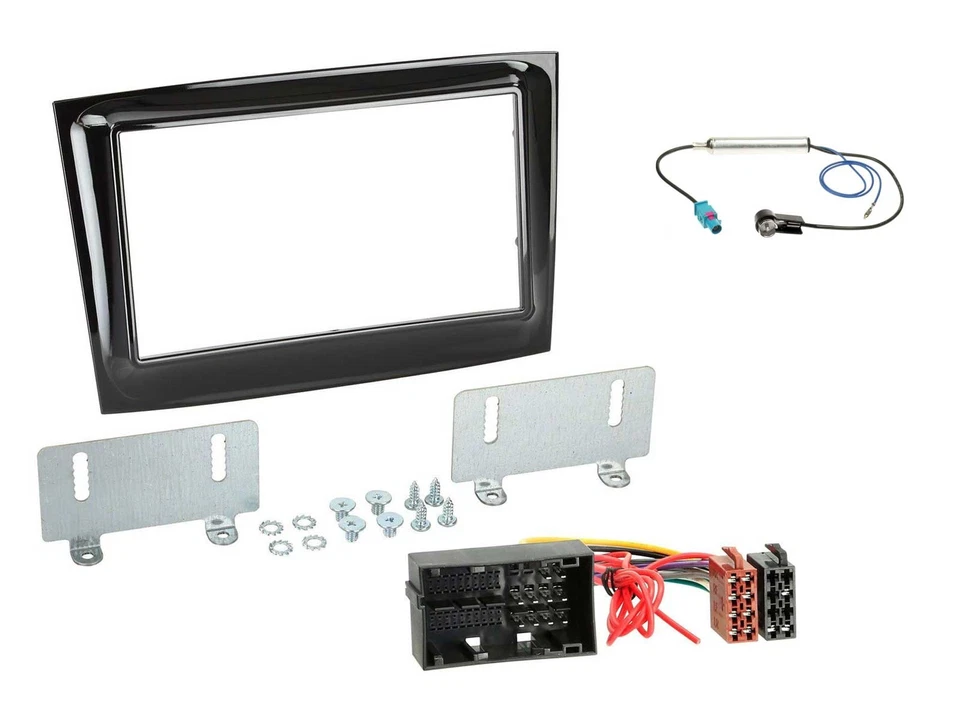 Kenwood CD 2DIN DAB USB MP3 Bluetooth Autoradio für Fiat Doblo ab 2015 piano sch - Bild 3 von 4