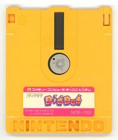 Famicom software (disk ) Dig Dug (box and instructions missing)