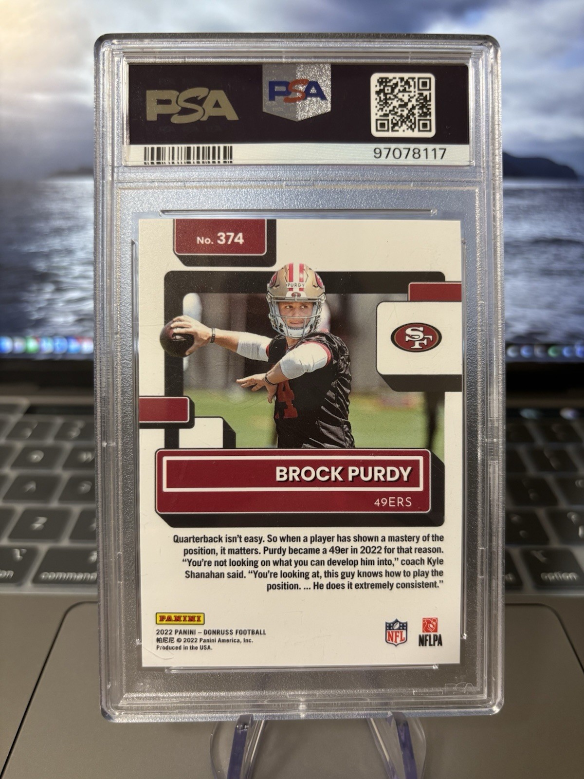 Brock Purdy Press Proof Premium PSA 9: 2022 Panini Donruss Football. SF QB! 🔥 view 4