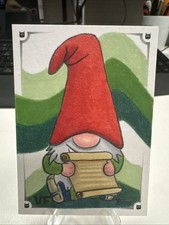 Marketplace image: 2026 Knowing Gnome TOPPS CHROME VEE FRIENDS 1/1 ARTIST SKETCH CARD   S. Lopopolo