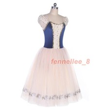 Ladies Off Shoulder Ballerina Dance Costume Ballet Dress Romantic Tutus Party