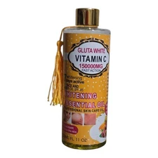 GLUTA WHITE Vitamin C Essential Oils 6 In 1  Whitening Glowing Oil Spf 45 