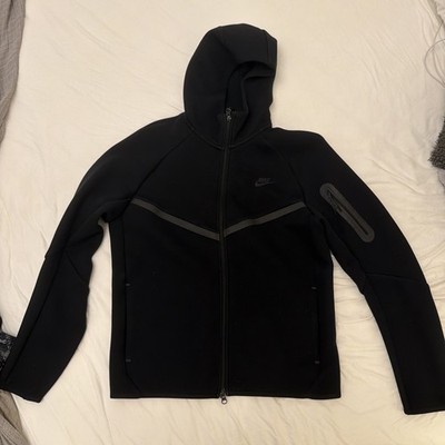 Nike Tech Black Fleece Full Zip Jacket MEDIUM  Nike Tech Jacket 