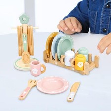 Kitchen Pretend Play Recognition Simulation Play Dishes Tableware for Boys