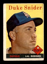 1958 Topps #88 Duke Snider   G/VG X3329225