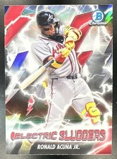 Ronald Acuna Jr. 2026 Bowman Baseball #ES-8 Electric Sluggers Braves