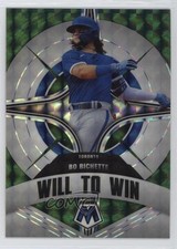 2022 Panini Mosaic Will to Win Green Mosaic Prizm Bo Bichette #WW-4 1q62