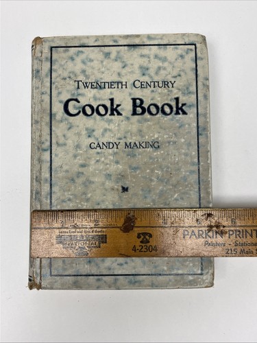 1924 Twentieth Century Cook Book Candy Making Cincinnati Time Star Cookbook Vtg. - Picture 13 of 13