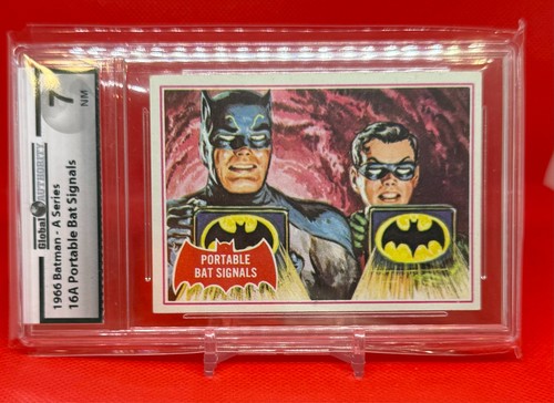 1966 Topps Batman Red Bat #16A Portable Bat Signals