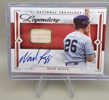 2024 National Treasures #LLS-WB Wade Boggs Legendary Lumber /25