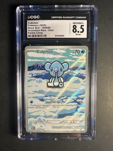Cubchoo graded CGC 8.5 for sale on eBay