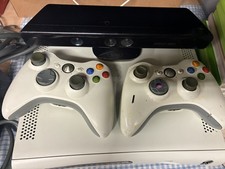 Xbox 360 Console Kinect plus Games Bundle 2x Controllers/Cables & Games 21 games