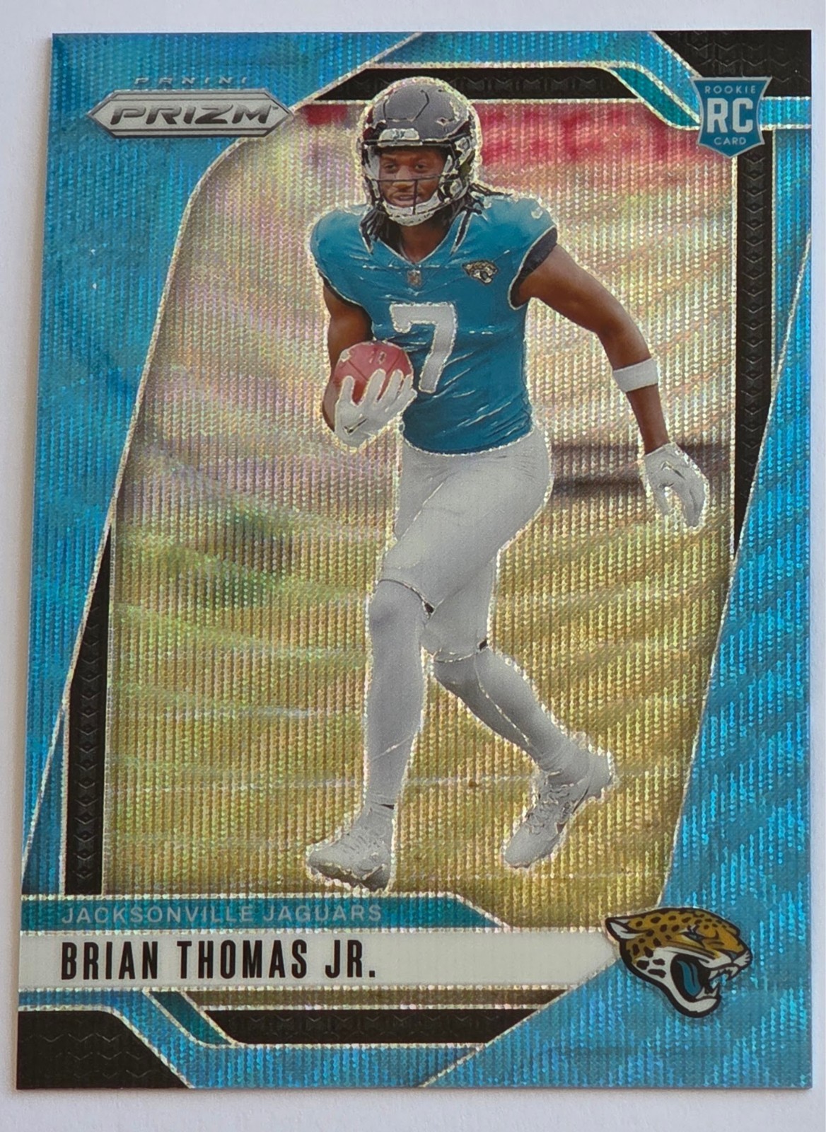 BRIAN THOMAS JR 2024 Panini Prizm Blue Wave RC #046/230 #314 Jaguars Rookie
