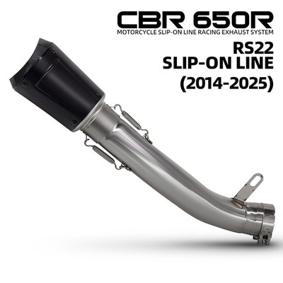 Honda CBR650R 650F CB650R 650F 2014-2025 Exhaust Slip on Line Middle Link Pipe