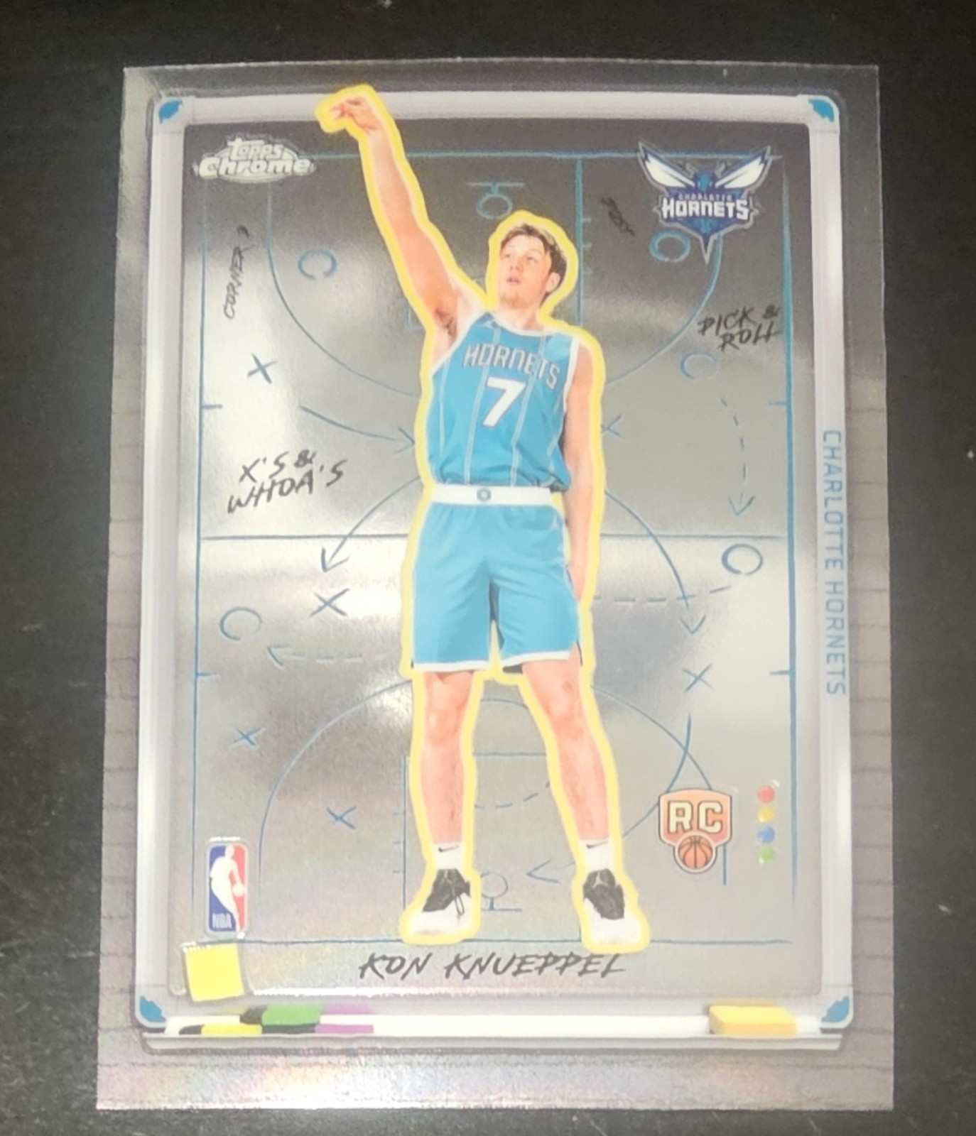 2025 Topps Chrome NBA #XW-10 Kon Knueppel X's and Whoa's RC