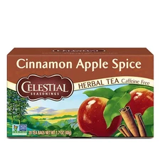 Celestial Seasonings Herbal Tea Caffeine Free Cinnamon Apple Spice 20 Count
