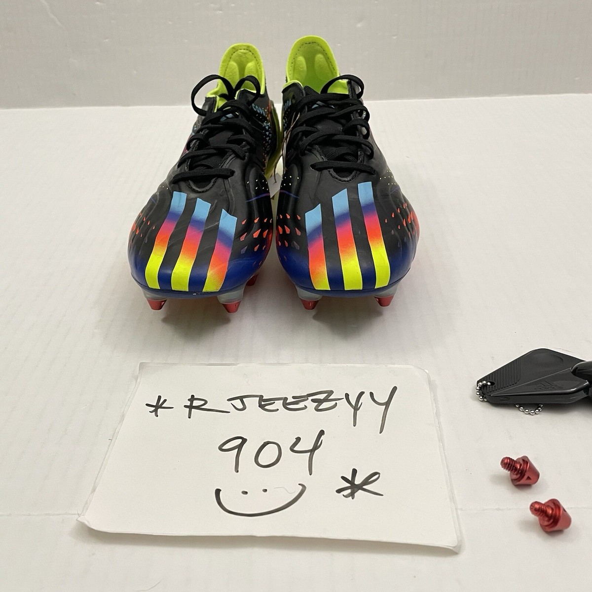 Adidas Copa Sense.1 SG \'Al Rihla - Black\' GY8933 Soccer Cleats size 11.5 RARE Mens Size 8 Adidas Copa Sense .1 SG Al Rihla Pack  main image 2