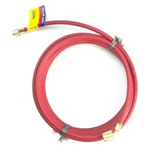Yellow Jacket 22725 25', Red, Plus II 1/4" Hose w/ Sealright Fitting