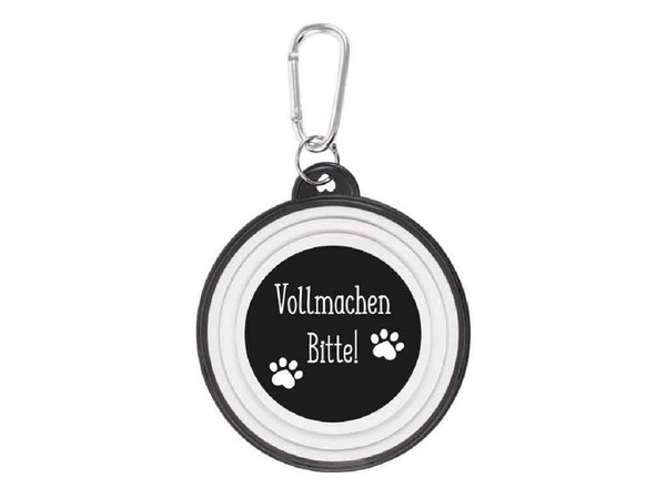 "Walkies Hundenapf Faltbar \"Vollmachen Bitte!\" | Reisenapf | Hunde Napf"-image