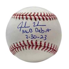 Jordan Walker St. Louis Cardinals Autographed MLB Debut Baseball