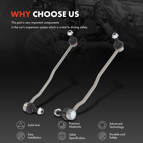 2Pcs Stabilizer Bar Link for Subaru Legacy Outback 2015-2019 Front Left & Right - Picture 5 of 8