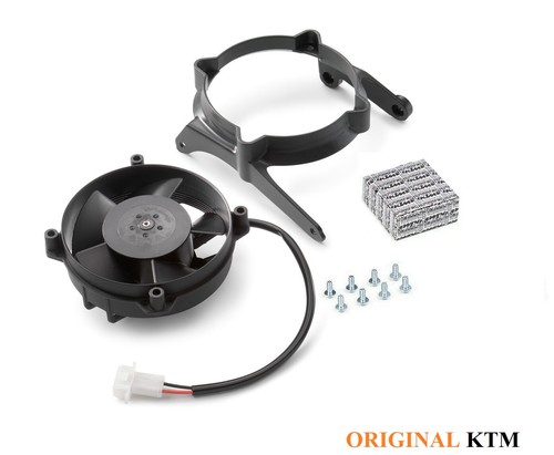 KTM EXC-F 250 350 450 500 RADIATOR COOLING FAN 4 STROKE from 2016 Model 17-2023 - Picture 1 of 13