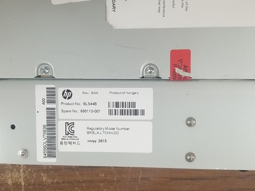 HP HPE LTO5 AQ294B#103/ BRSLA-0903-DC/ BL544B/ BRSLA-LTOHH-DC - Photo 9/21
