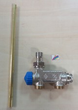 Heimeier EZ Ventil Einrohrsystem f. Heizkörper Durchgang 1/2" 3/4" m. Tauchrohr 