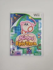 Kirby's Epic Yarn Nintendo Wii Complete CIB