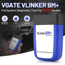 Vgate vLinker BM+ ELM327 OBD2 dispositivo diagnostico Bluetooth4.0 WiFi per BMW BimmerCode