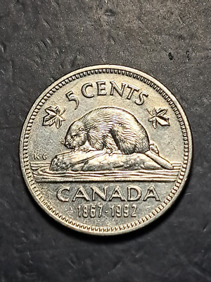 1992 CANADA 5 CENTS/NICKEL | eBay