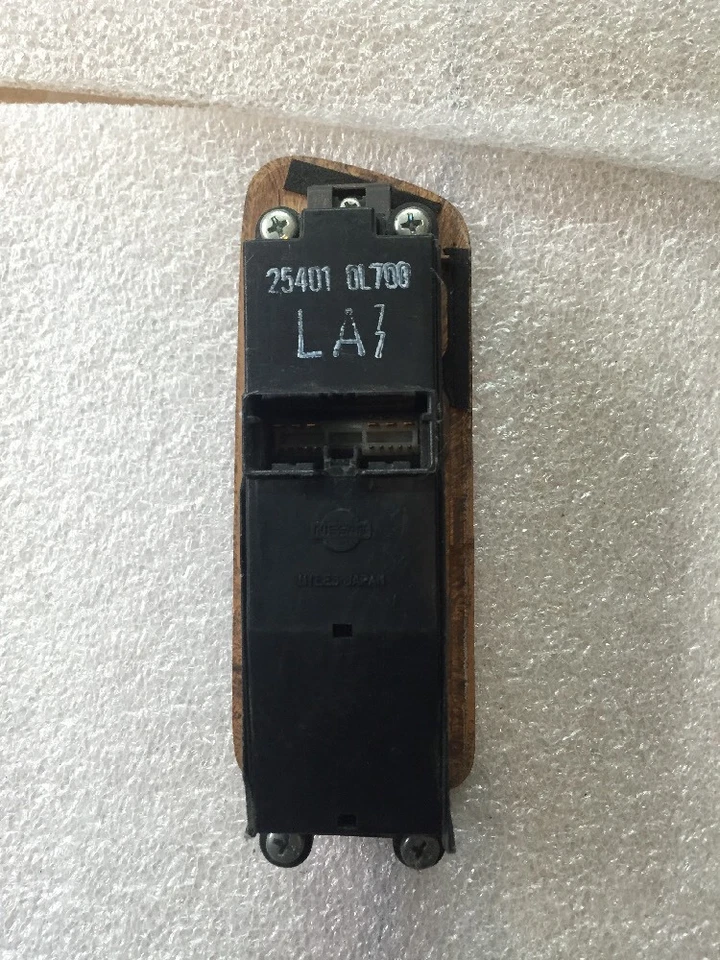 Interruptor maestro de ventana eléctrica Infiniti I30 1996 1997 1998 1999 bisel OEM #N86 Foto 2 de 3