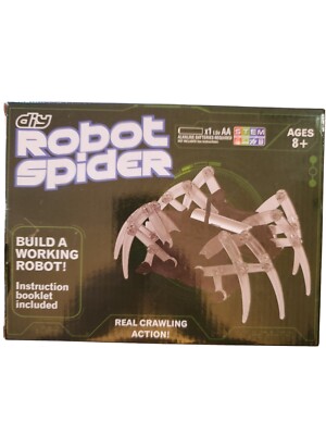 DIY Robot Spider Kit Working Robot Model with Real Crawling Action Ages 8 up F20