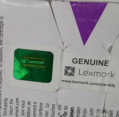 Lexmark 24B5590, Original Black (Schwarz) Laser Toner Cartridge, XS544. OVP - Afbeelding 3 van 7