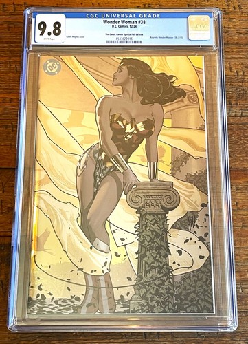 WONDER WOMAN #38 CGC 9.8 ADAM HUGHES NYCC 2024 EXCL FOIL VARIANT LTD 500 COPIES