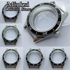 Miuksi 41mm watch case ceramic bezel fit NH35 NH36 ETA2836 Miyota8215 /2813 3804