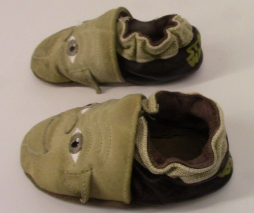 Robeez by Stride Rite: Star Wars Yoda Boys Booties Soft Sole 0-6 Months - Picture 11 of 13