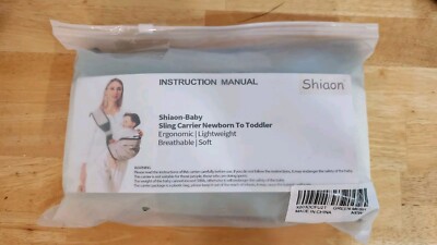Shiaon Baby Sling One Shoulder Carrier 7-45lbs (color: Green)