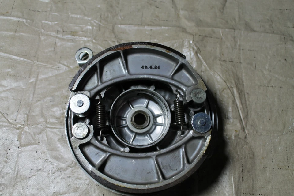 Conjunto de panel de freno delantero triple Kawasaki S1 250 1975 41035-066-80 Foto 4 de 4